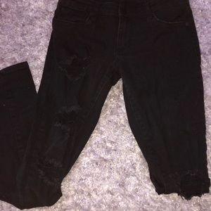 Black skinny jeans